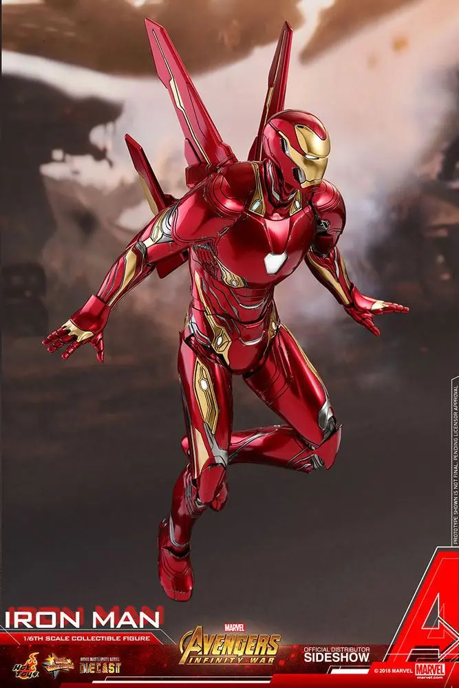 Avengers Infinity War Diecast Movie Masterpiece Akčná figúrka 1/6 Iron Man 32 cm termékfotó