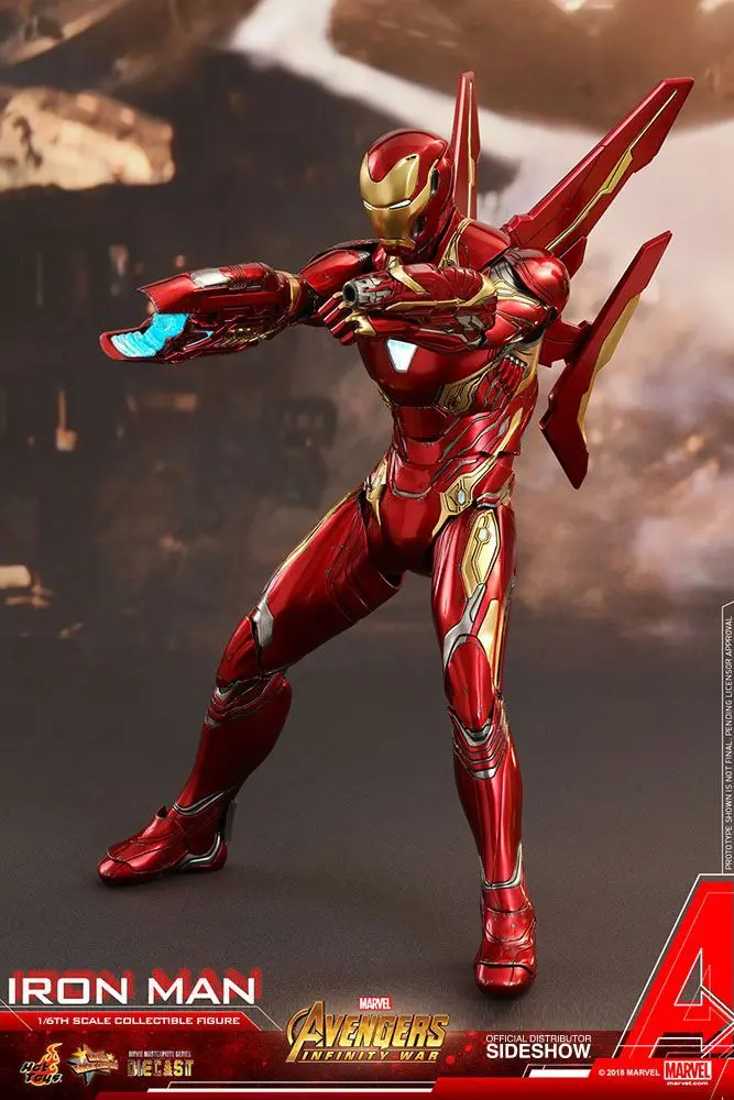 Avengers Infinity War Diecast Movie Masterpiece Akčná figúrka 1/6 Iron Man 32 cm termékfotó