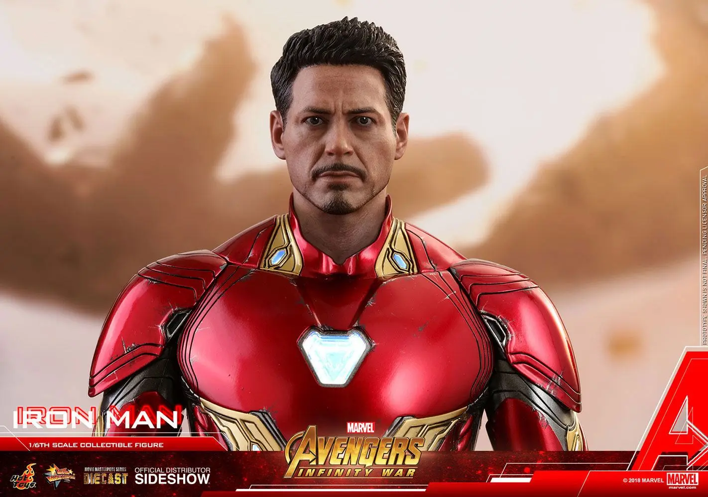 Avengers Infinity War Diecast Movie Masterpiece Akčná figúrka 1/6 Iron Man 32 cm termékfotó