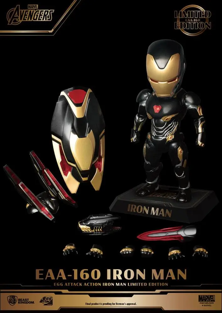 Avengers Infinity War Egg Attack Akčná figúrka Iron Man Mark 50 Limitná edícia 16 cm termékfotó