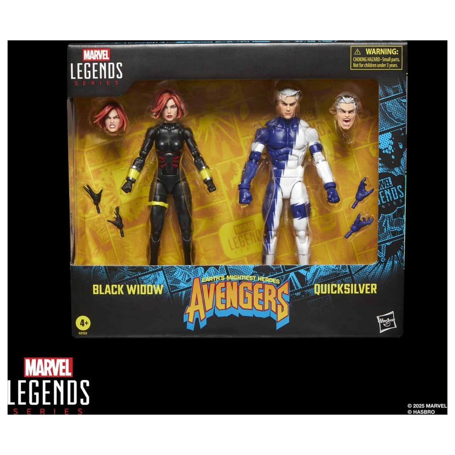 Avengers Marvel Legends Akčná figúrka 2-balenie Black Widow a Quicksilver 15 cm produktová fotografia