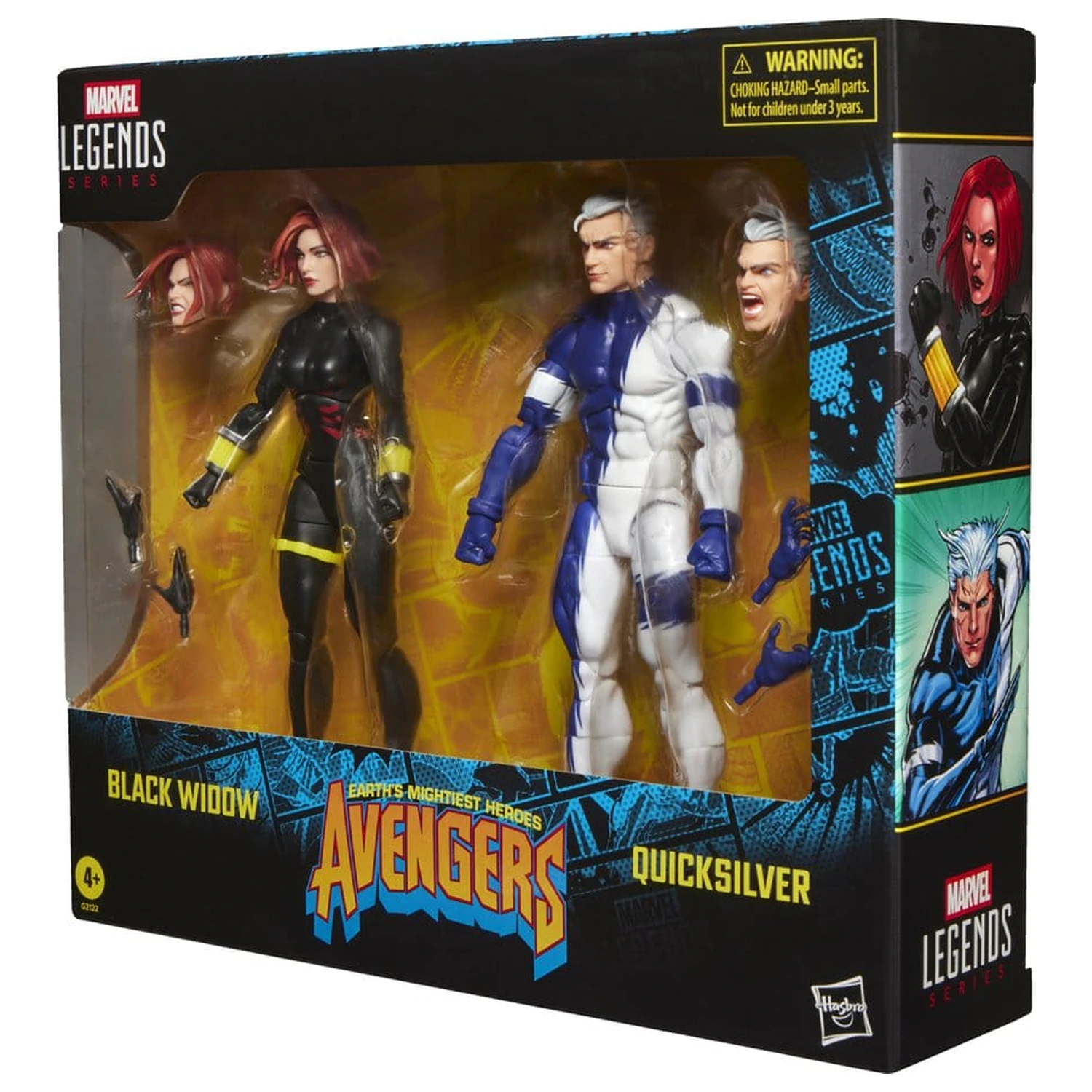 Avengers Marvel Legends Akčná figúrka 2-balenie Black Widow a Quicksilver 15 cm produktová fotografia