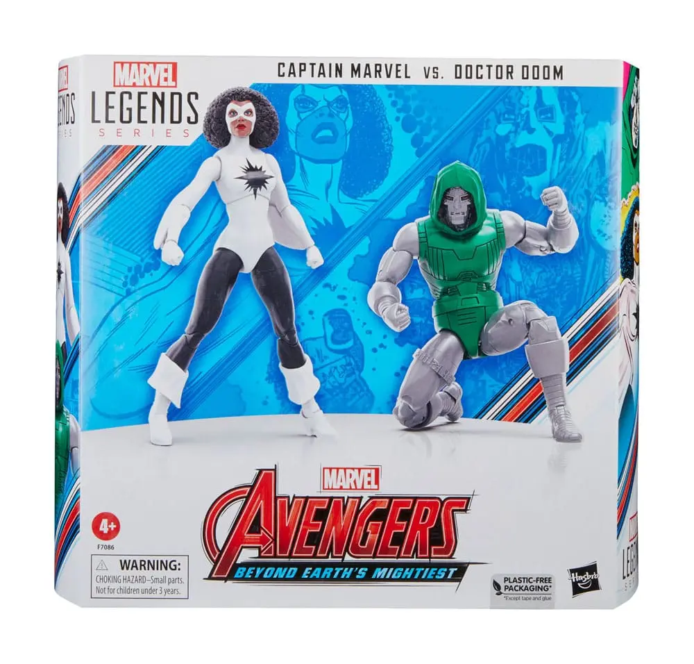 Avengers Marvel Legends Akčné figúrky Captain Marvel vs. Doctor Doom 15 cm termékfotó