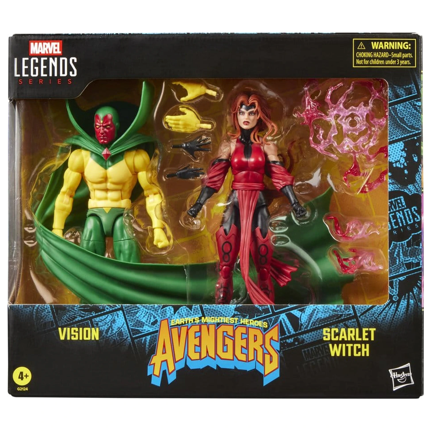 Avengers Marvel Legends akčná figúrka 2-balenie Vision a Scarlet Witch 15 cm produktová fotografia