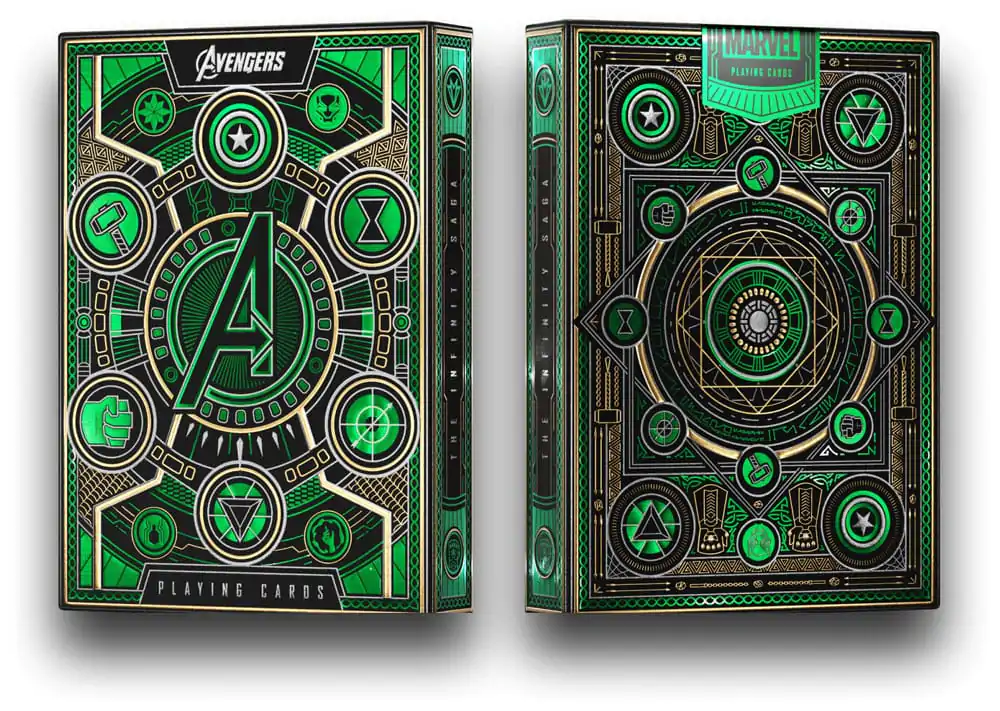 Avengers - The Infinity Saga hracie karty Green Version produktová fotografia
