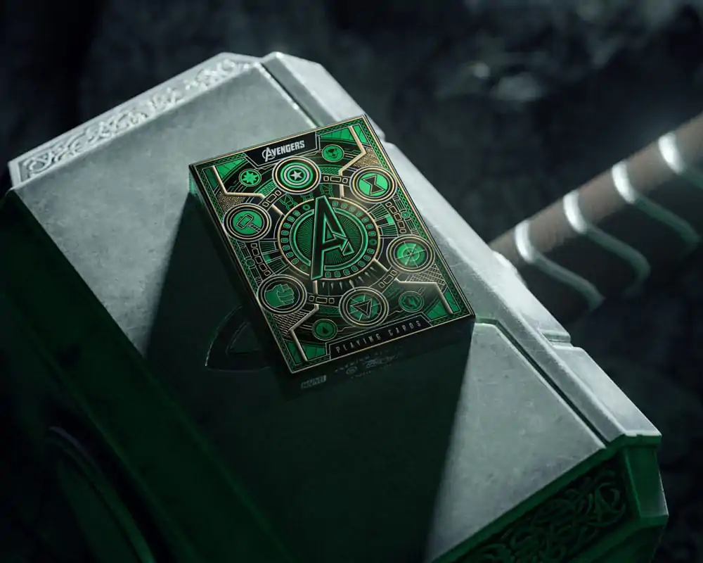 Avengers - The Infinity Saga hracie karty Green Version produktová fotografia