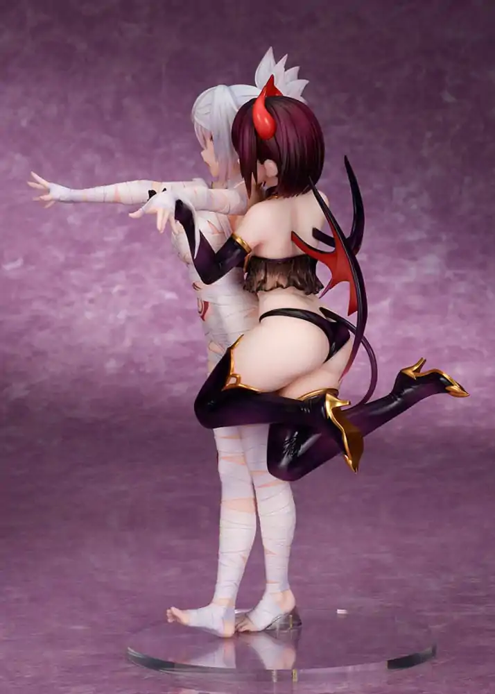 Ayakashi Triangle PVC szobor Matsuri Kazamaki & Suzu Kanade & Shirogane 25 cm termékfotó