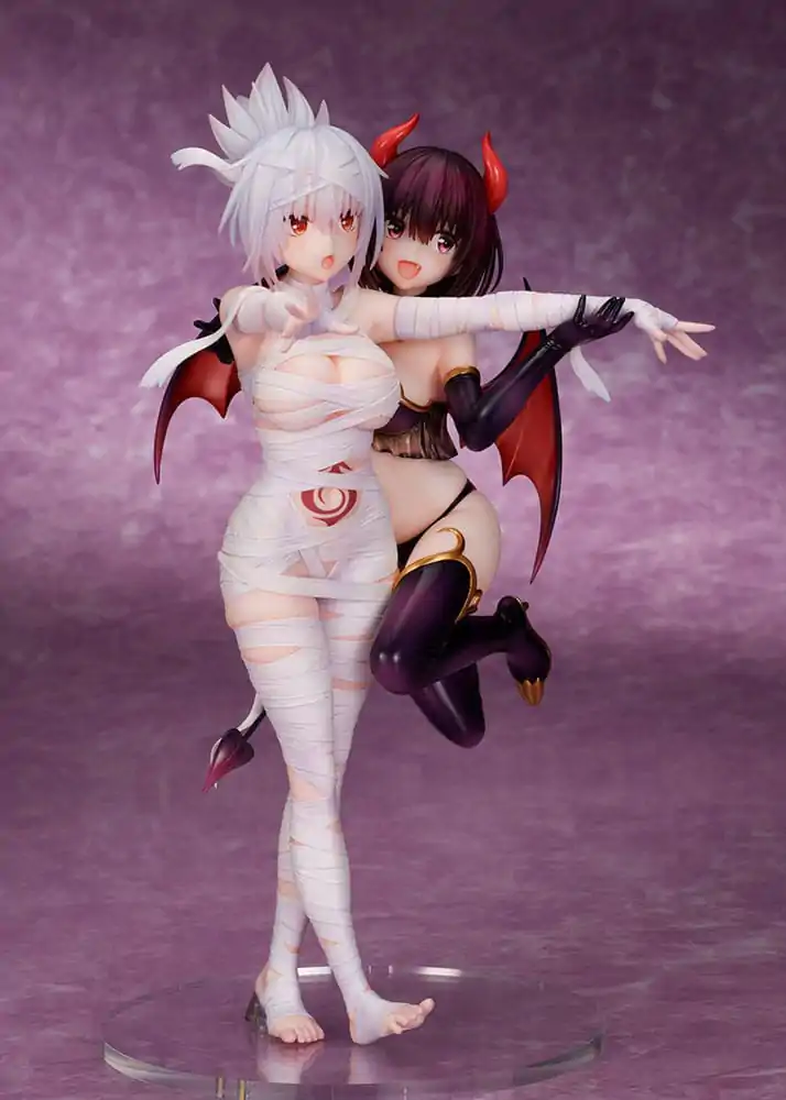 Ayakashi Triangle PVC szobor Matsuri Kazamaki & Suzu Kanade & Shirogane 25 cm termékfotó