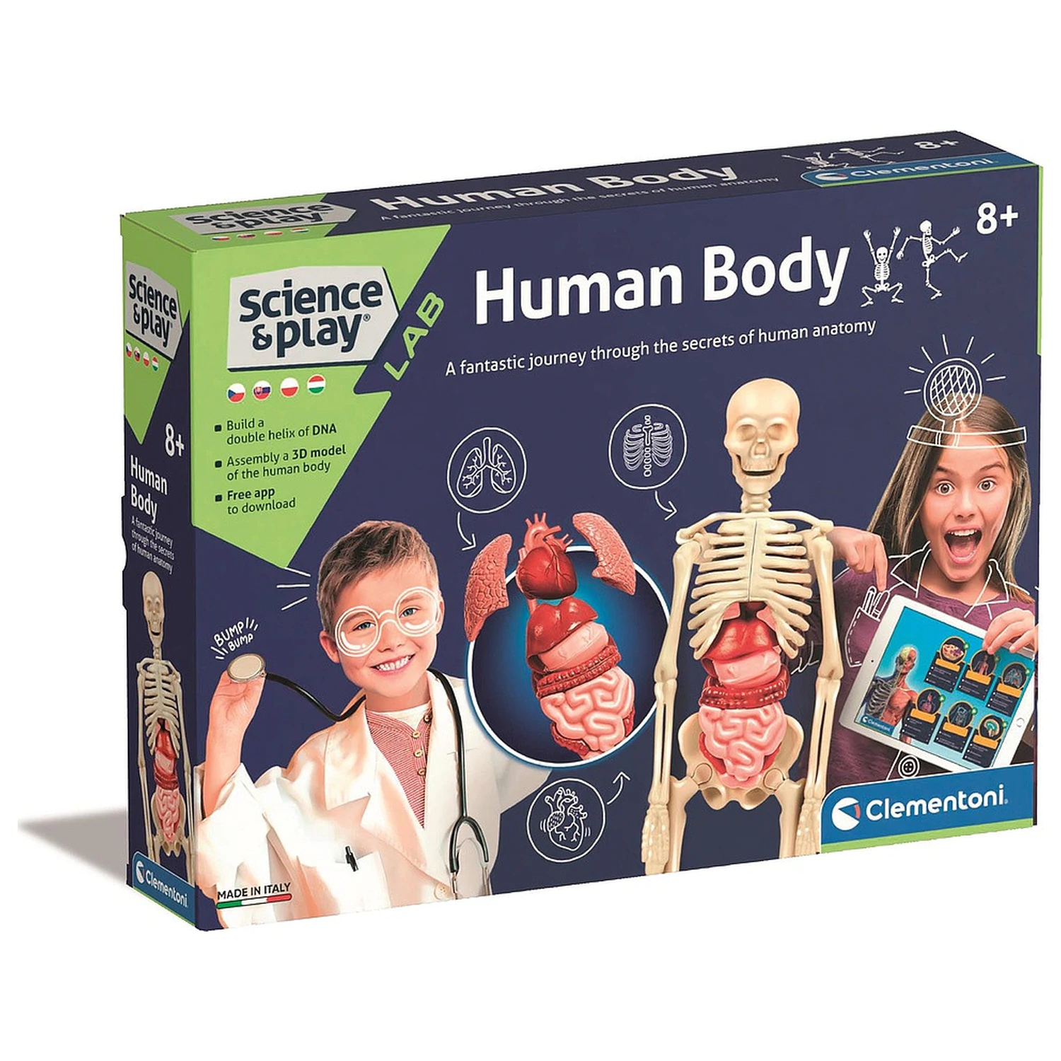 Vedecká súprava "The Human Body Inside You" na hranie produktová fotografia