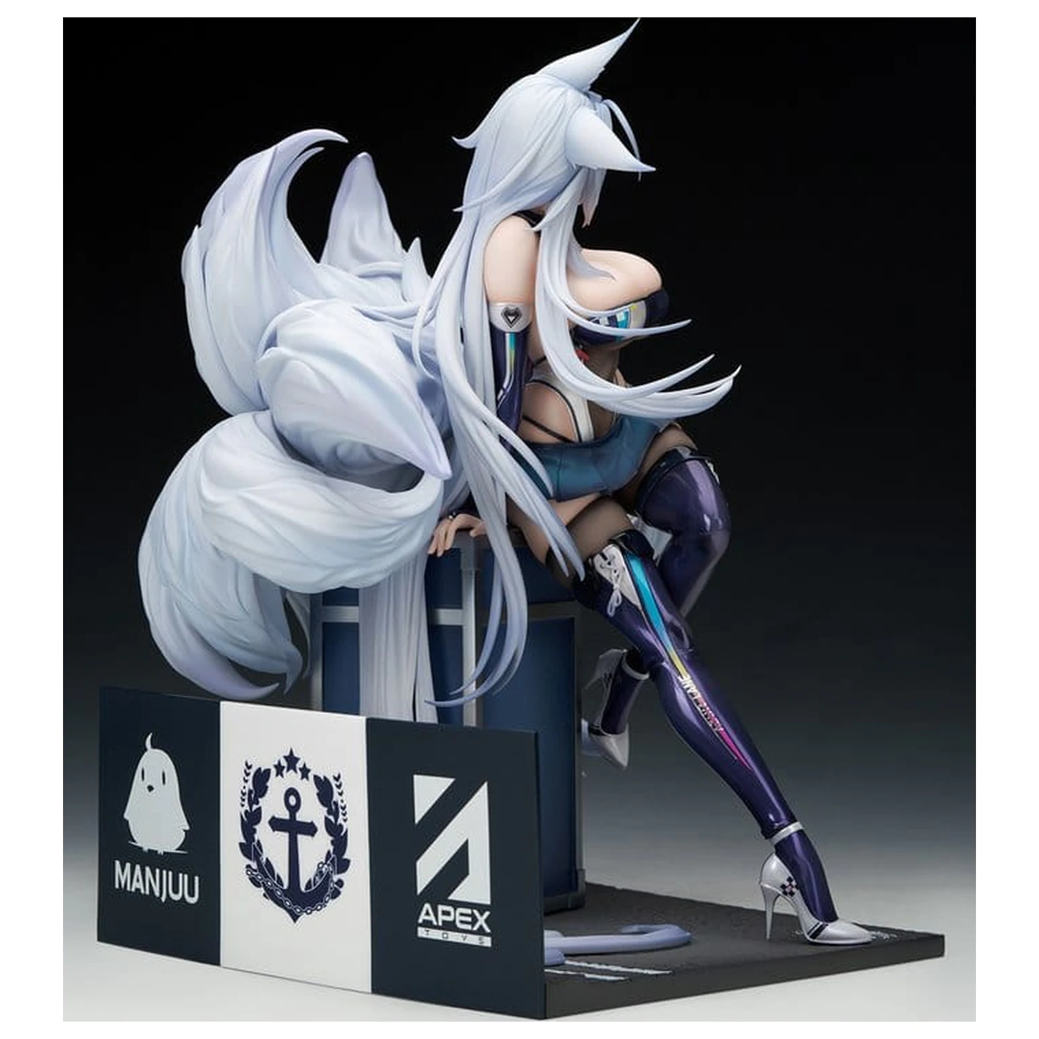 Azur Lane PVC figúrka 1/7 Shinano Moonlit Chrome Ver. Akrylová špeciálna edícia s displejom 25 cm produktová fotografia
