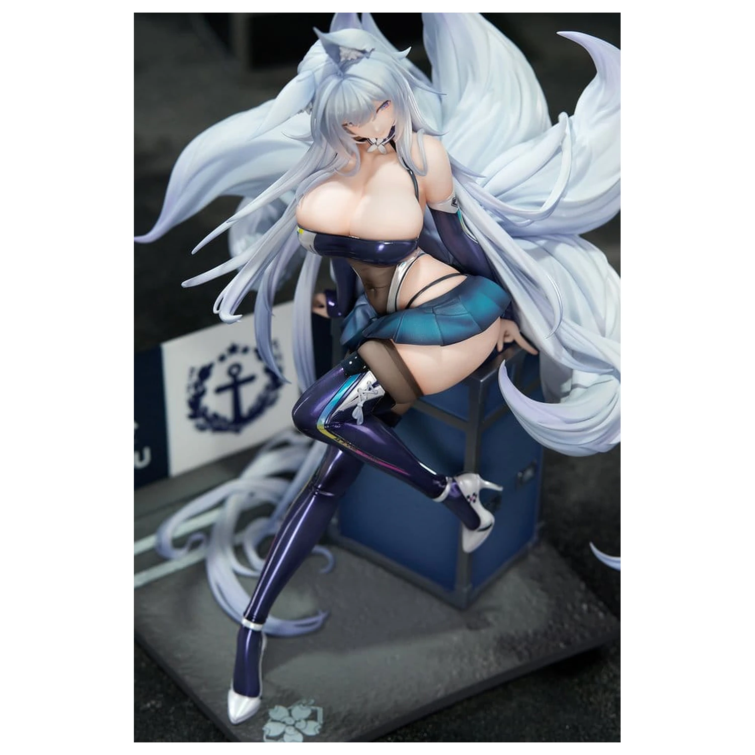 Azur Lane PVC figúrka 1/7 Shinano Moonlit Chrome Ver. Akrylová špeciálna edícia s displejom 25 cm produktová fotografia