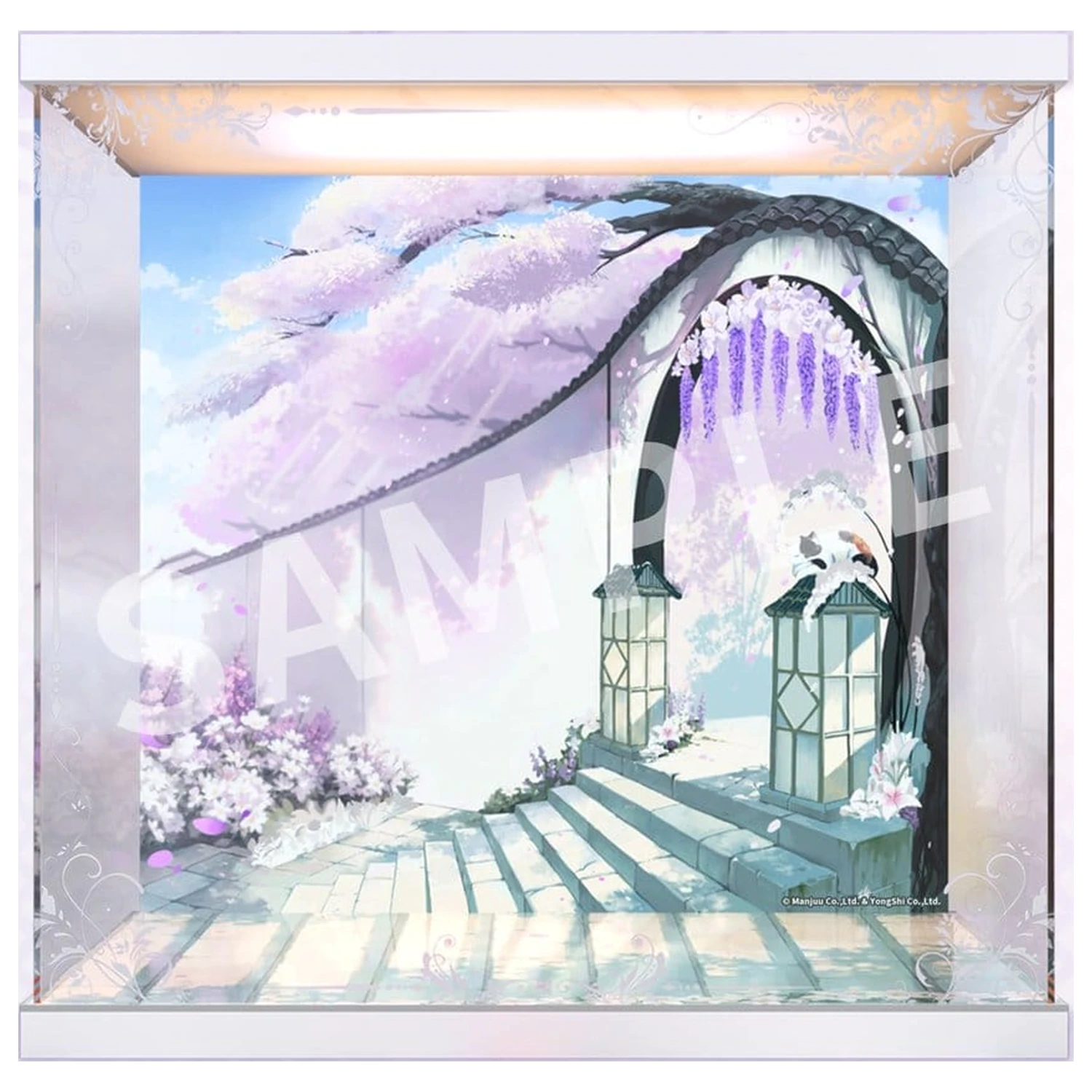 Azur Lane Akrylová LED vitrína na Musashi Purest Wisteria Ver. 47 x 37 x 46 cm produktová fotografia