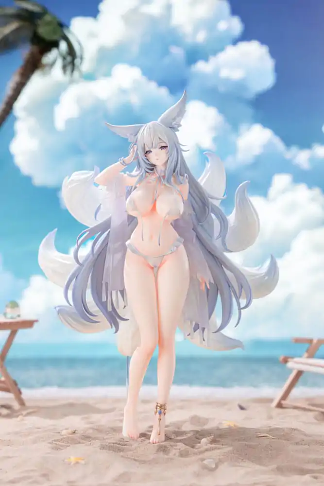 Azur Lane amiami x AniGame PVC Statua 1/6 Shinano Dreamy White Sands Ver. 30 cm termékfotó