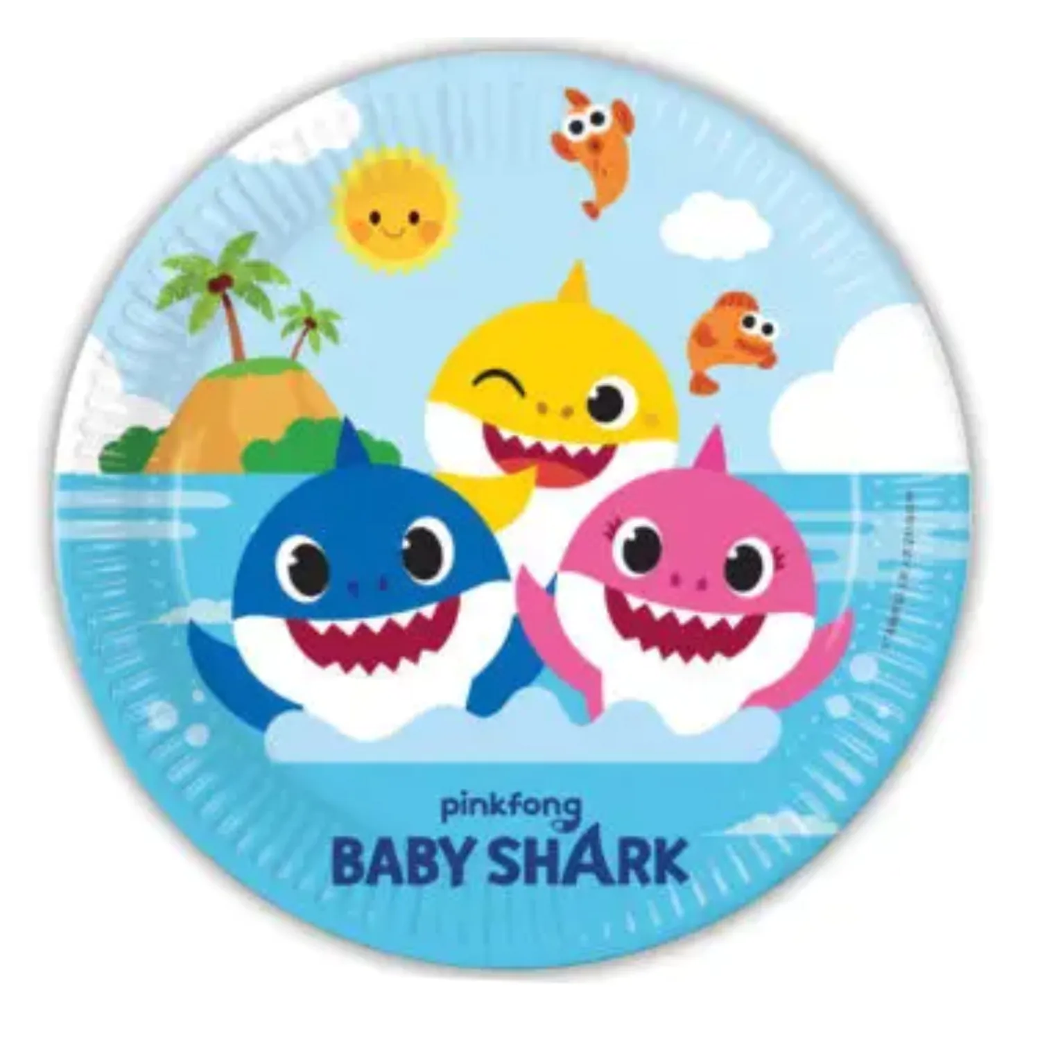 Baby Shark Next Generation papierové taniere 8 ks 23 cm FSC produktová fotografia
