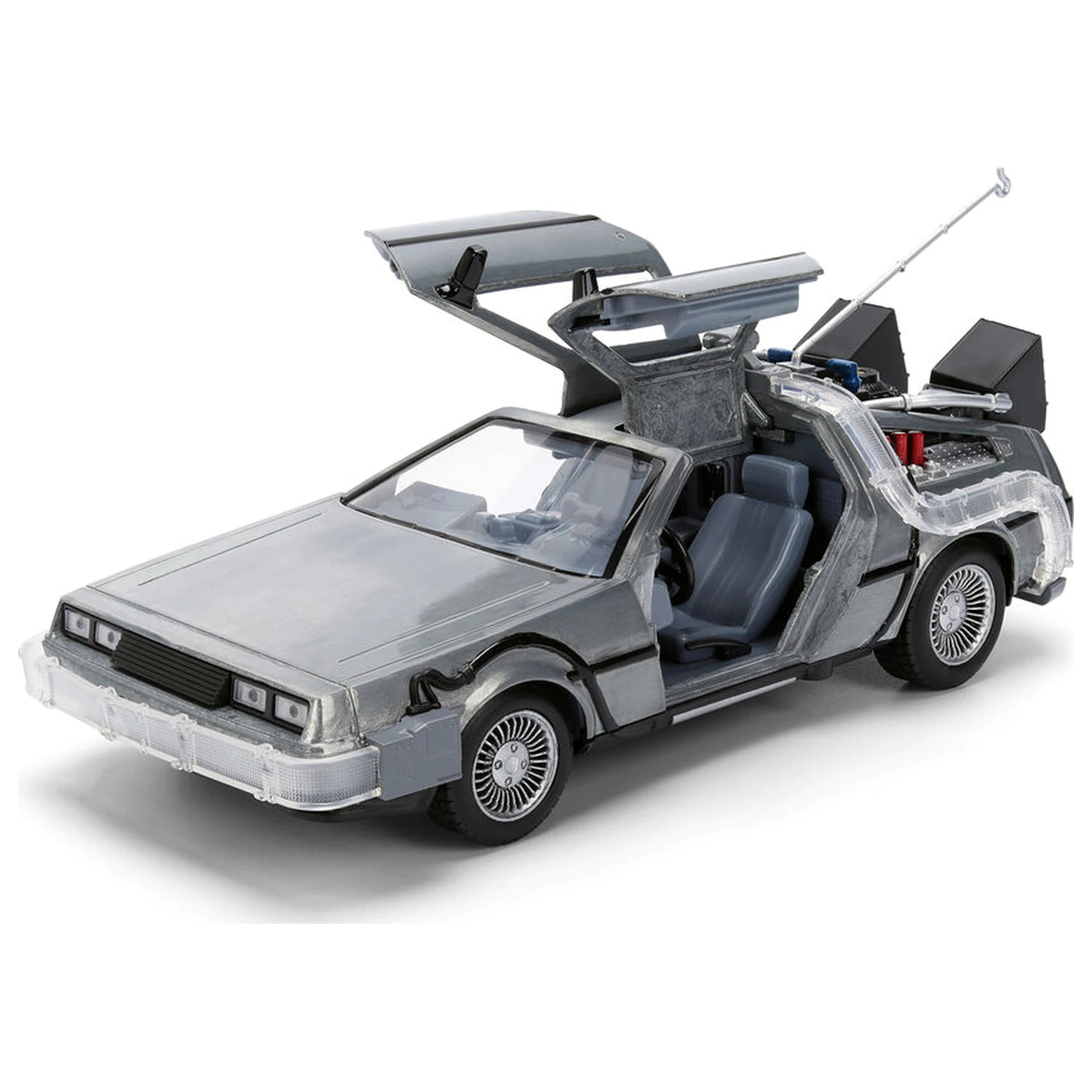 Back to the Future 40th Anniversary Time Machine Hollywood Rides DeLorean replika produktová fotografia