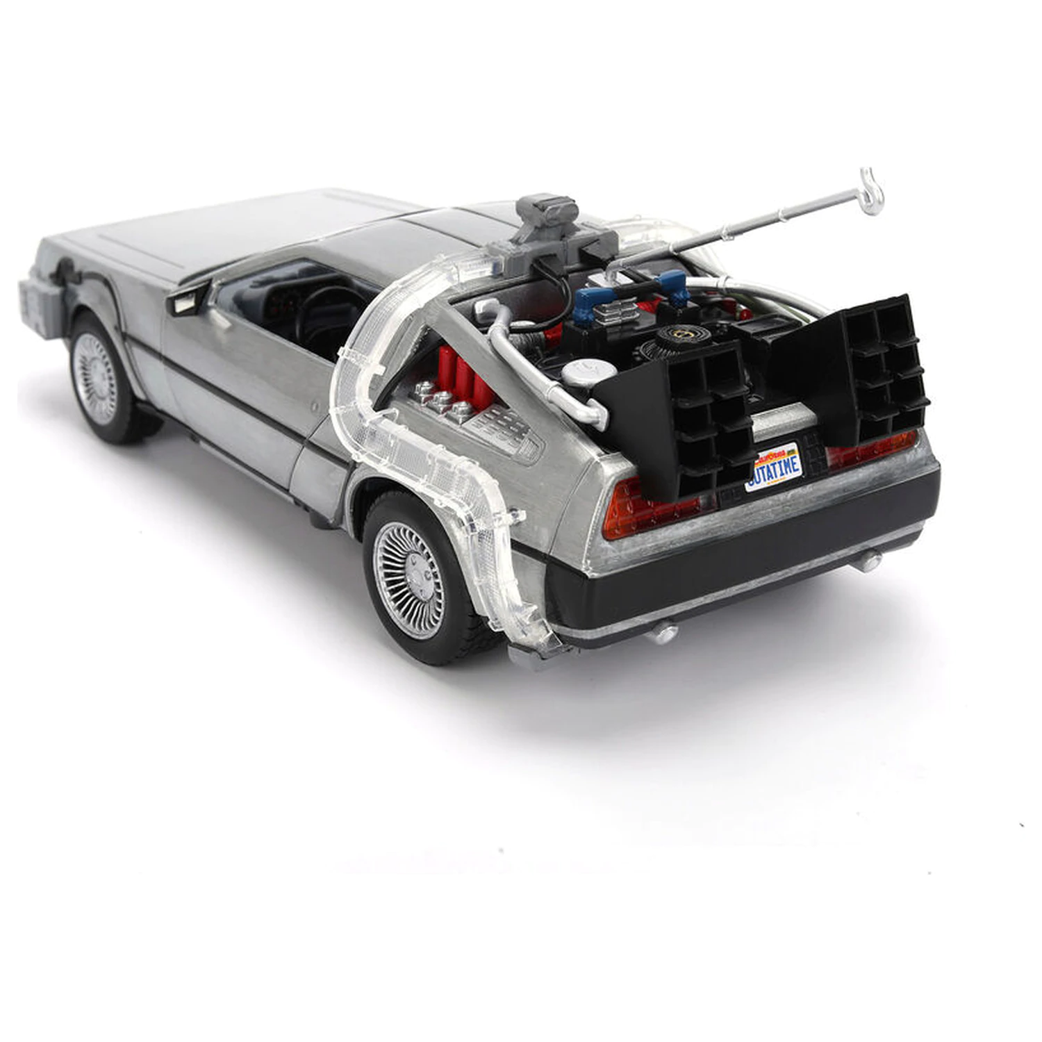 Back to the Future 40th Anniversary Time Machine Hollywood Rides DeLorean replika produktová fotografia