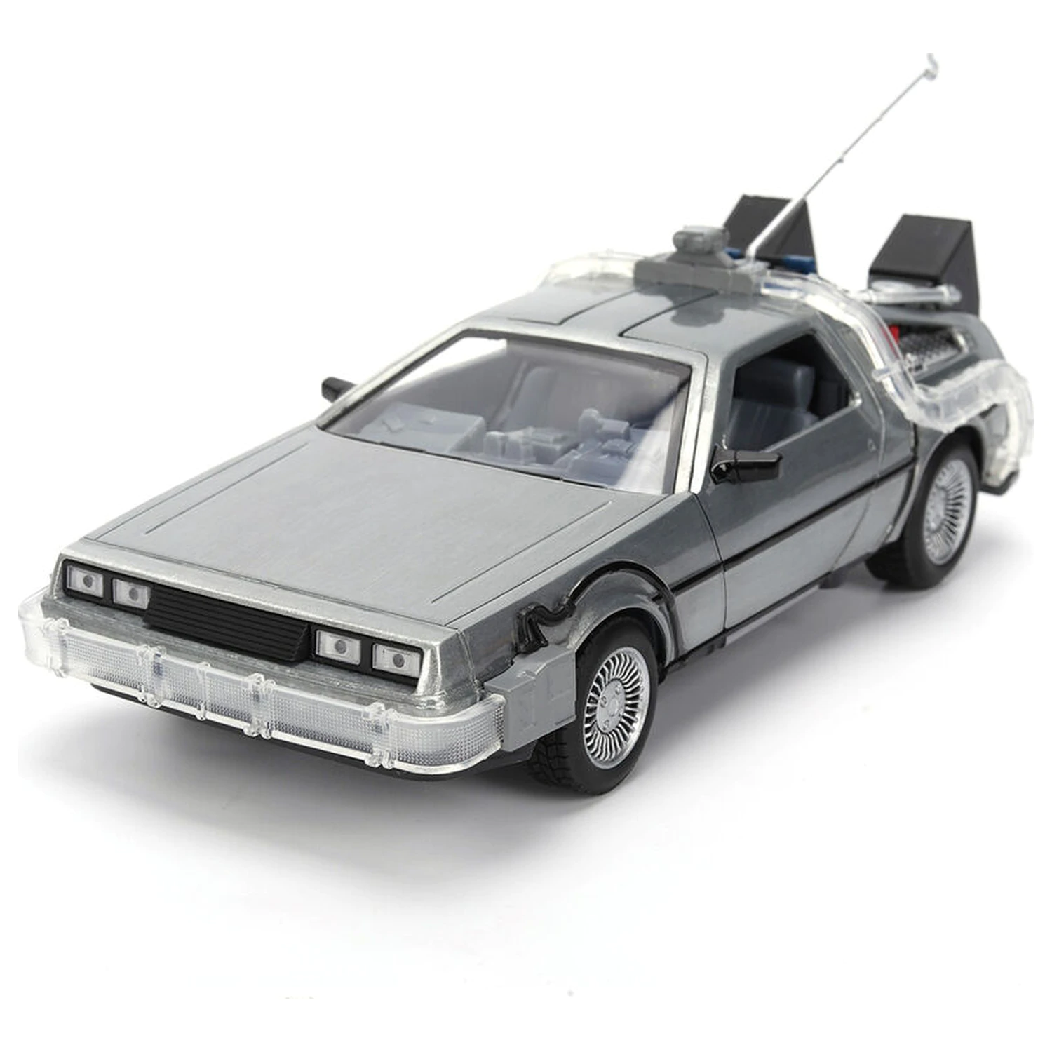 Back to the Future 40th Anniversary Time Machine Hollywood Rides DeLorean replika produktová fotografia