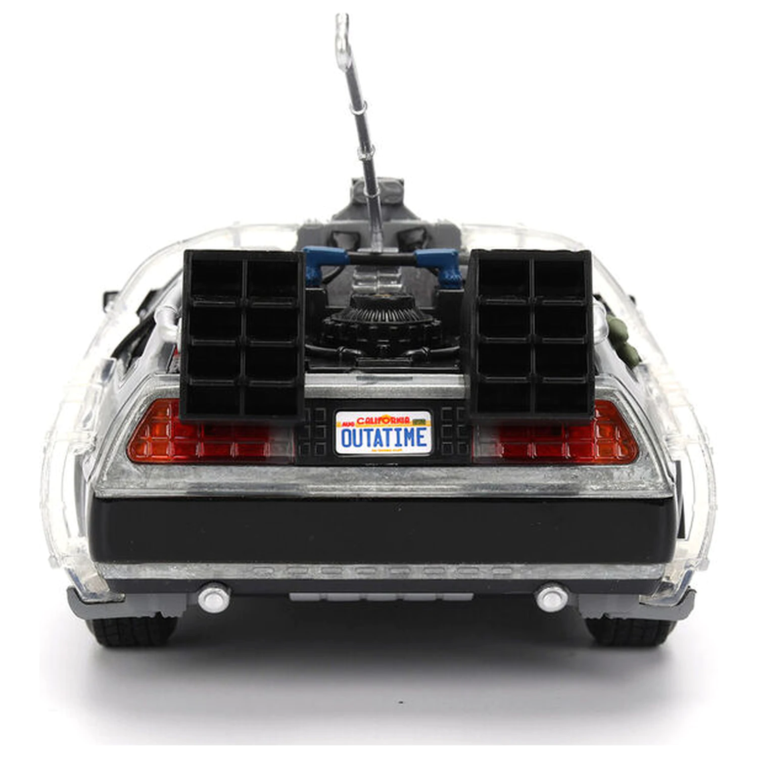Back to the Future 40th Anniversary Time Machine Hollywood Rides DeLorean replika produktová fotografia