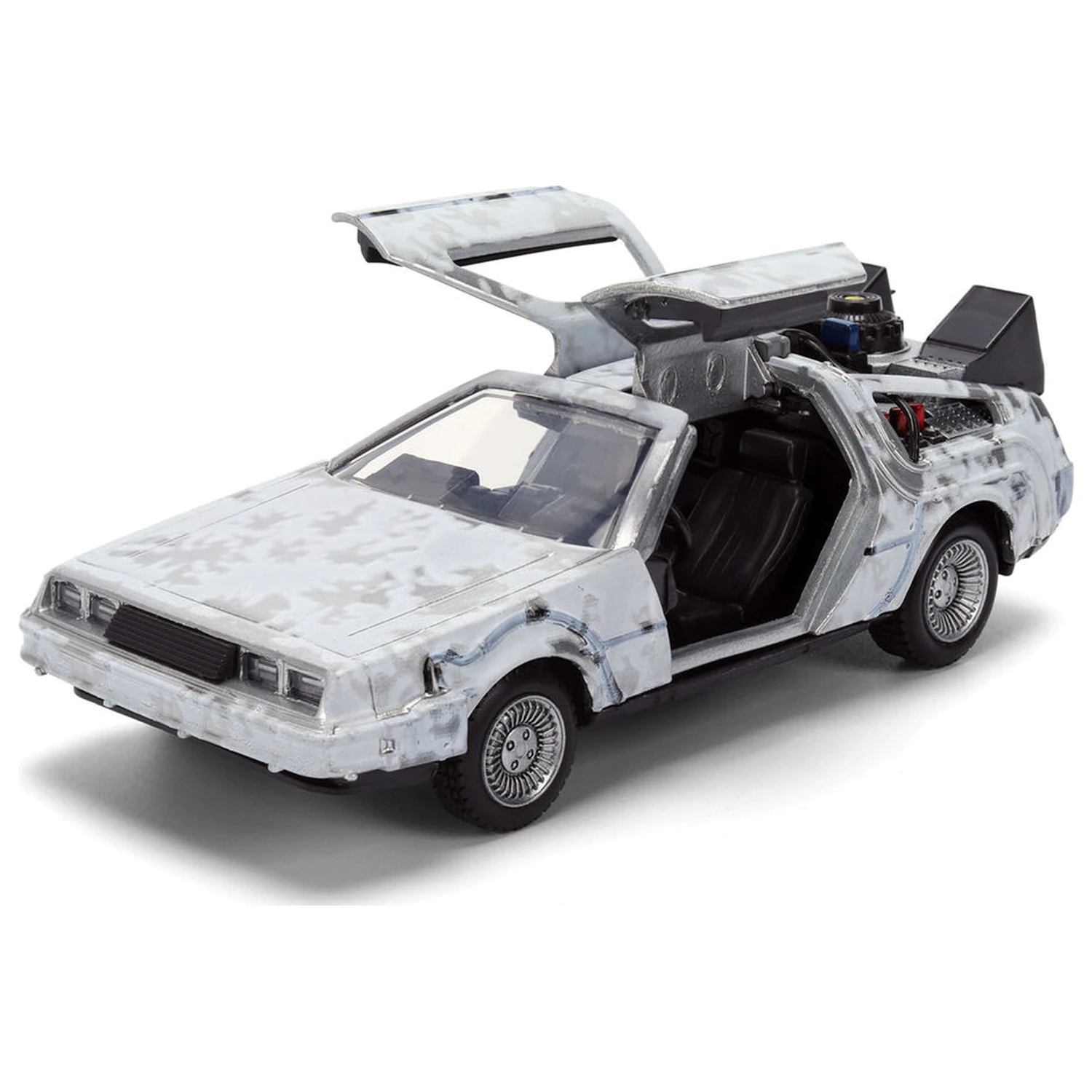 Back to the Future 40th Anniversary Time Machine Ice Effect DeLorean replika produktová fotografia