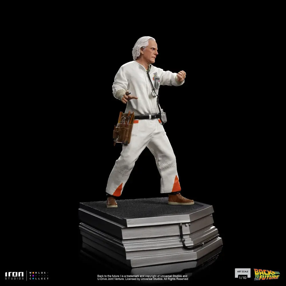Back to the Future Art Scale Socha 1/10 Doc Brown 22 cm produktová fotografia