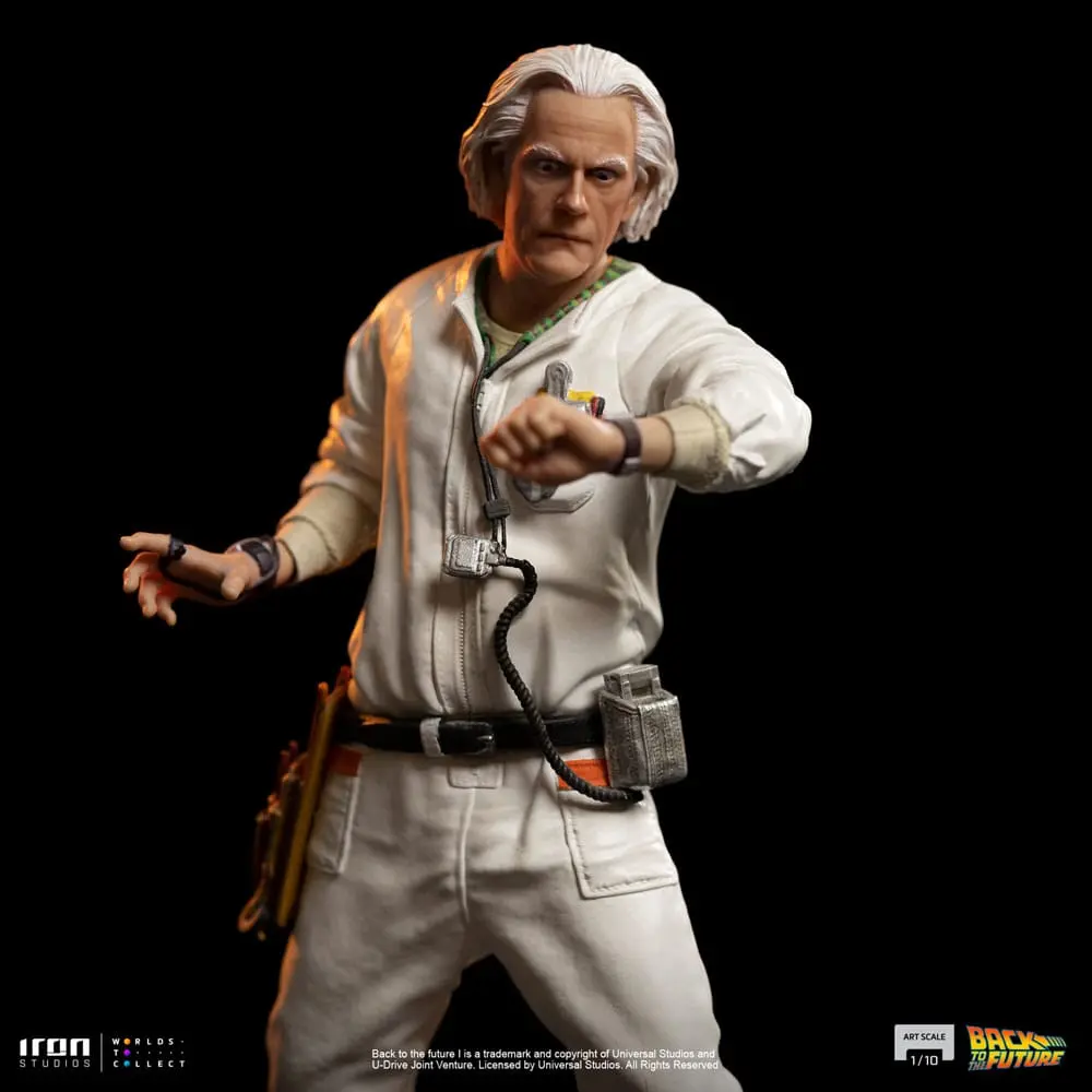 Back to the Future Art Scale Socha 1/10 Doc Brown 22 cm produktová fotografia