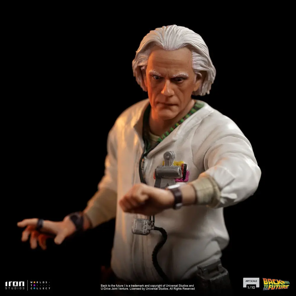 Back to the Future Art Scale Socha 1/10 Doc Brown 22 cm produktová fotografia