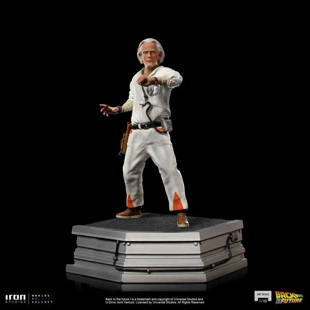 Back to the Future Art Scale Socha 1/10 Doc Brown 22 cm produktová fotografia