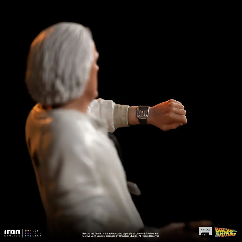 Back to the Future Art Scale Socha 1/10 Doc Brown 22 cm produktová fotografia