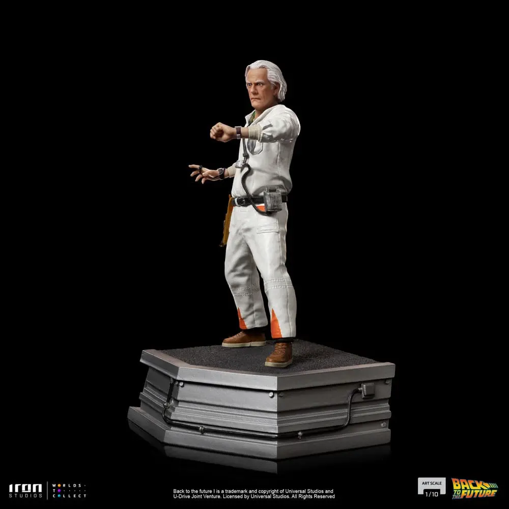 Back to the Future Art Scale Socha 1/10 Doc Brown 22 cm produktová fotografia