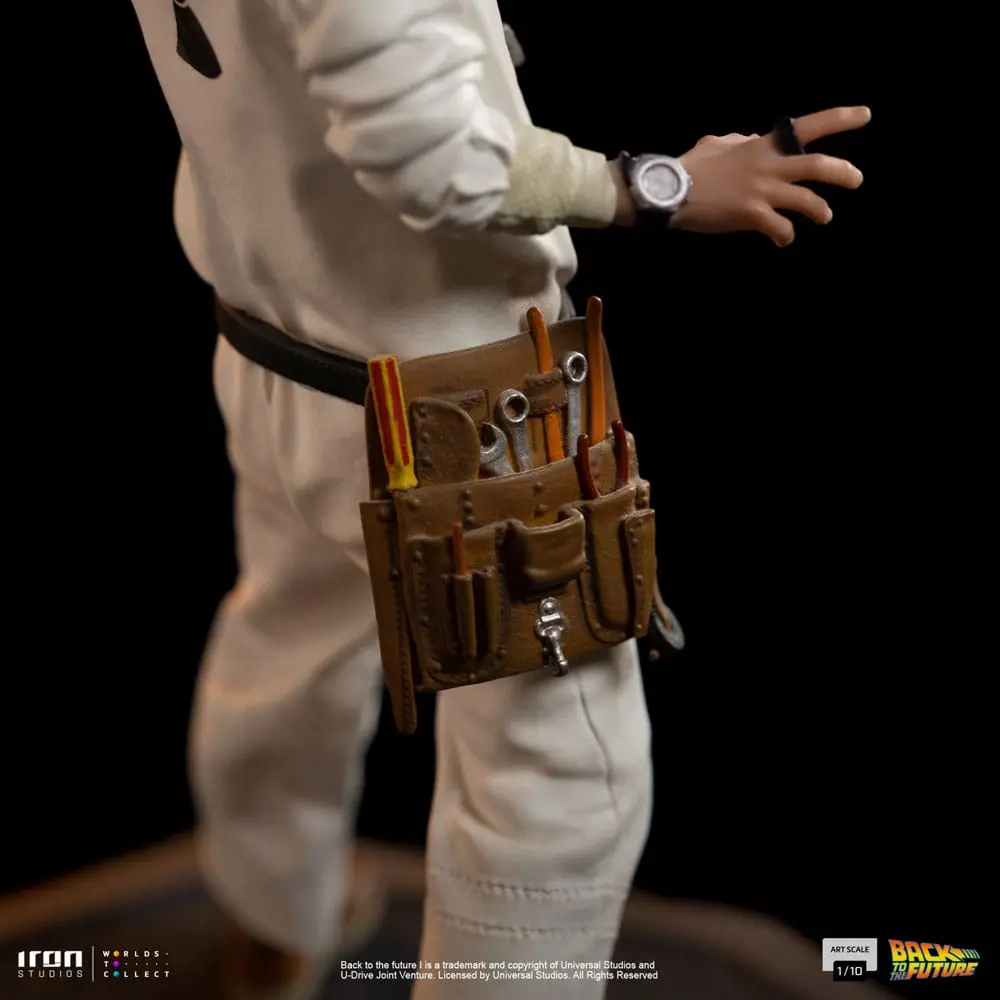 Back to the Future Art Scale Socha 1/10 Doc Brown 22 cm produktová fotografia