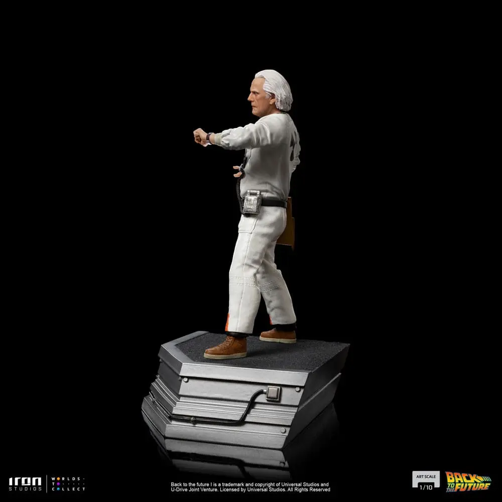 Back to the Future Art Scale Socha 1/10 Doc Brown 22 cm produktová fotografia