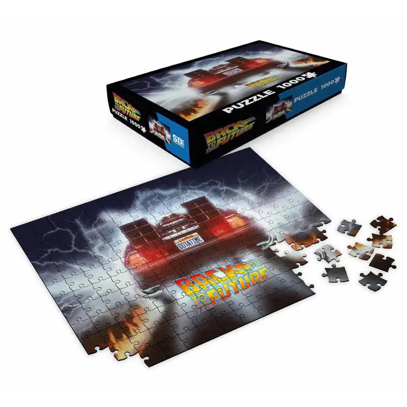 Back to the Future Delorean Out a Time puzzle 1000 dielikov produktová fotografia