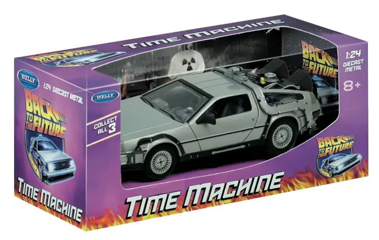 Back to the Future Diecast Model 1/24 ´81 DeLorean LK Coupe – kovový model 1/24 produktová fotografia