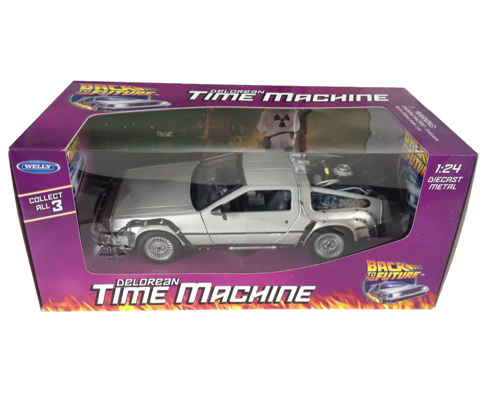 Back to the Future Diecast Model 1/24 ´81 DeLorean LK Coupe – kovový model 1/24 produktová fotografia