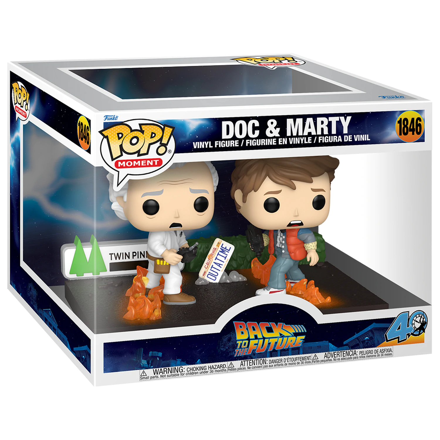 Back to the Future Funko POP Moments Vinylové figúrky Doc&Marty 9 cm produktová fotografia