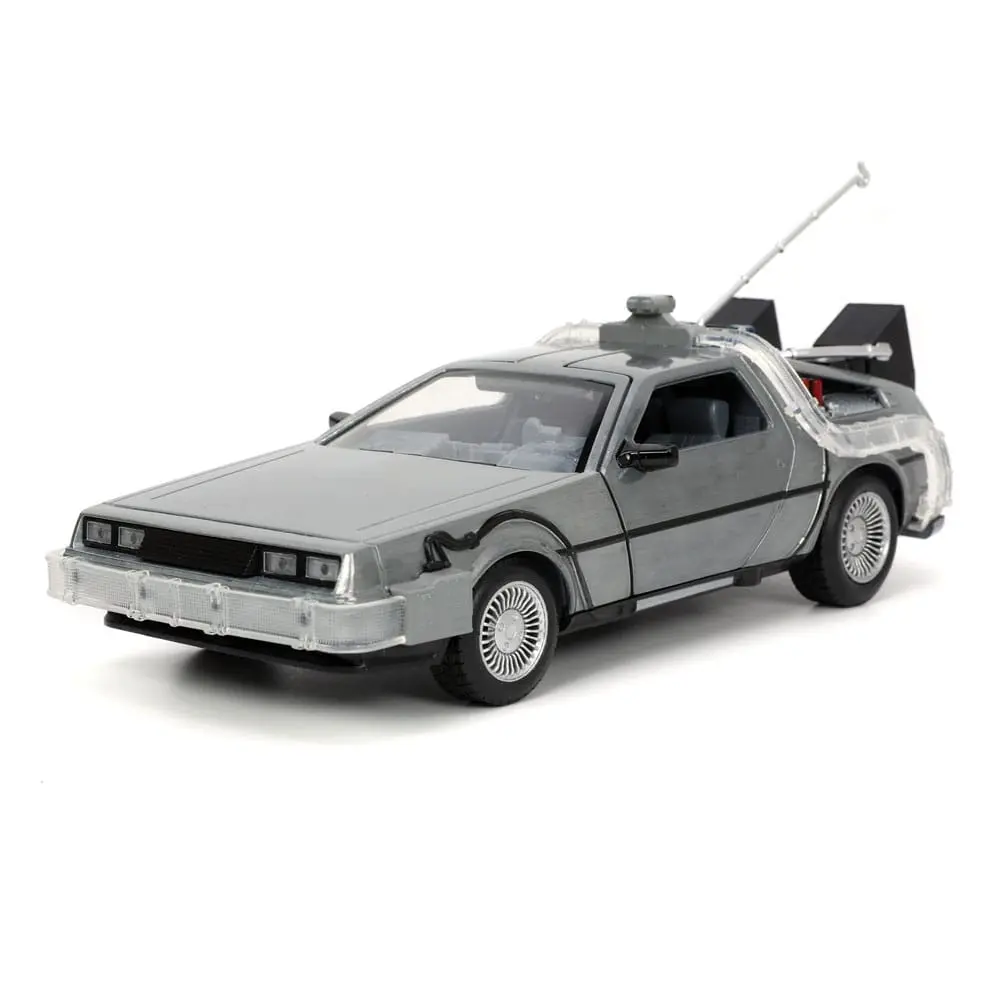 Back to the Future Hollywood Rides Die-cast model 1/24 Back to the Future 1 Time Machine termékfotó