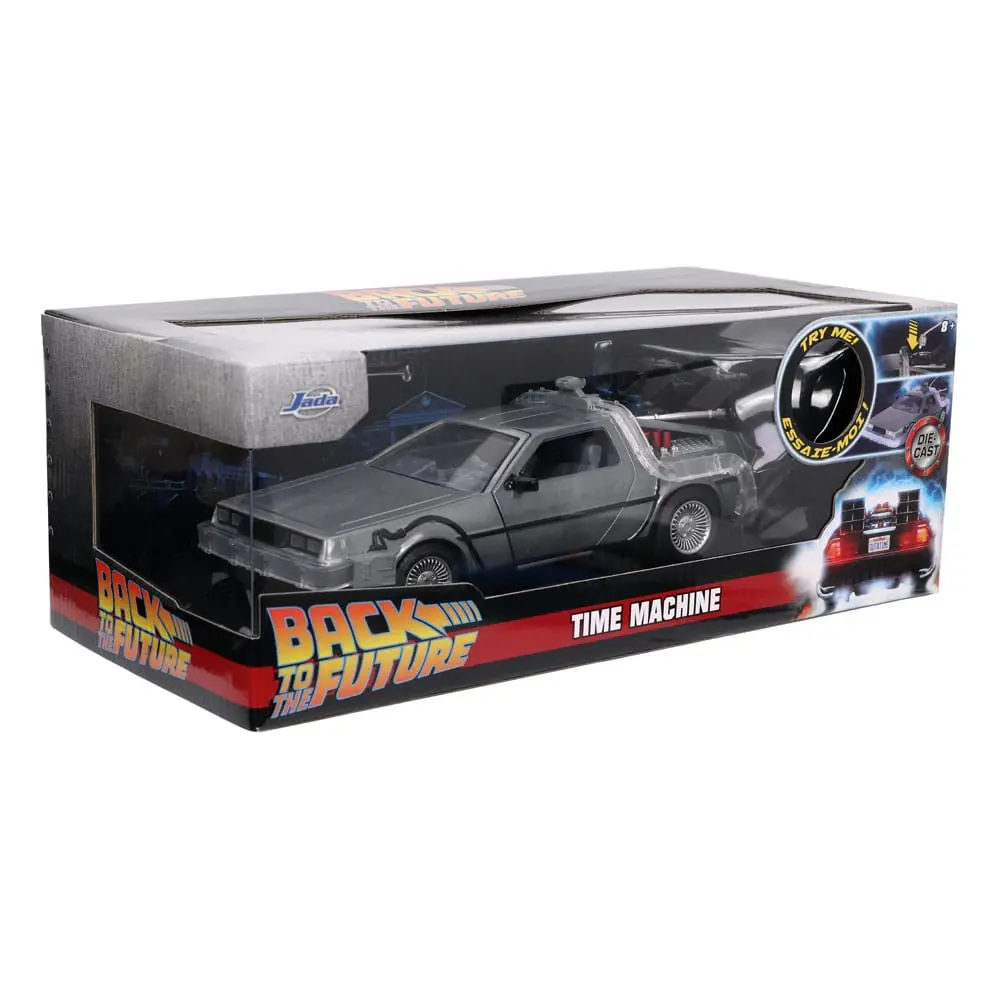 Back to the Future Hollywood Rides Die-cast model 1/24 Back to the Future 1 Time Machine termékfotó