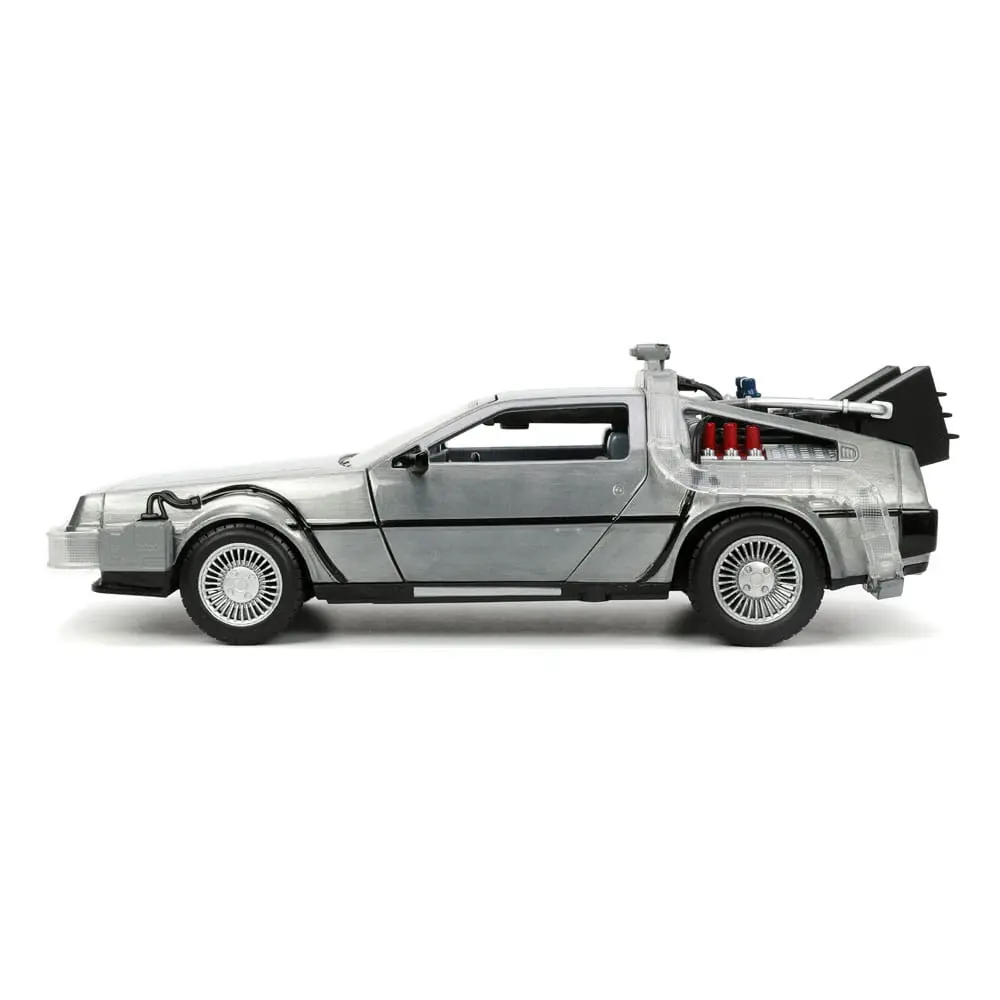 Back to the Future Hollywood Rides Die-cast model 1/24 Back to the Future 1 Time Machine termékfotó