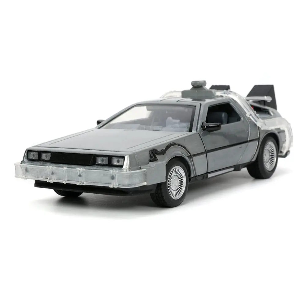 Back to the Future Hollywood Rides Die-cast model 1/24 Back to the Future 1 Time Machine termékfotó