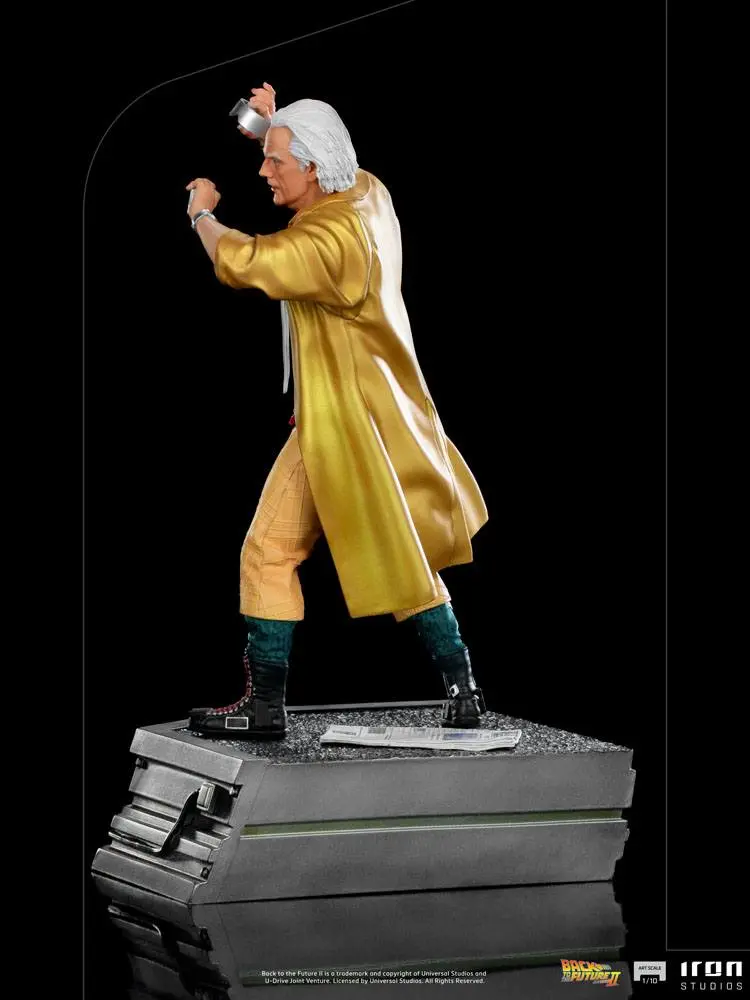Back to the Future II Art Scale socha 1/10 Doc Brown 25 cm produktová fotografia