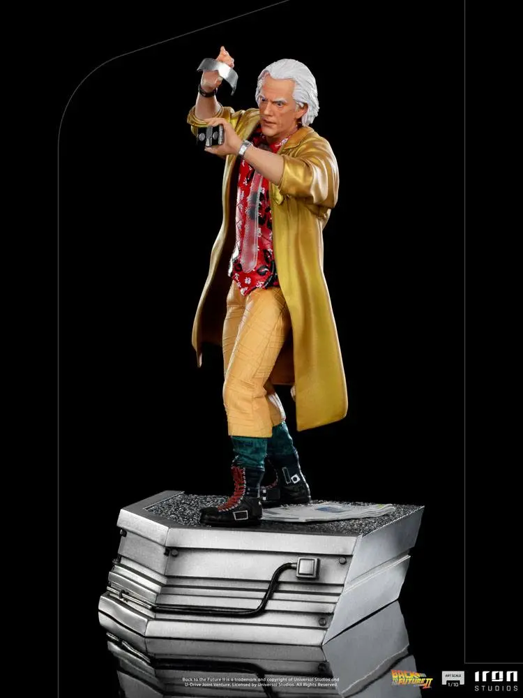 Back to the Future II Art Scale socha 1/10 Doc Brown 25 cm produktová fotografia