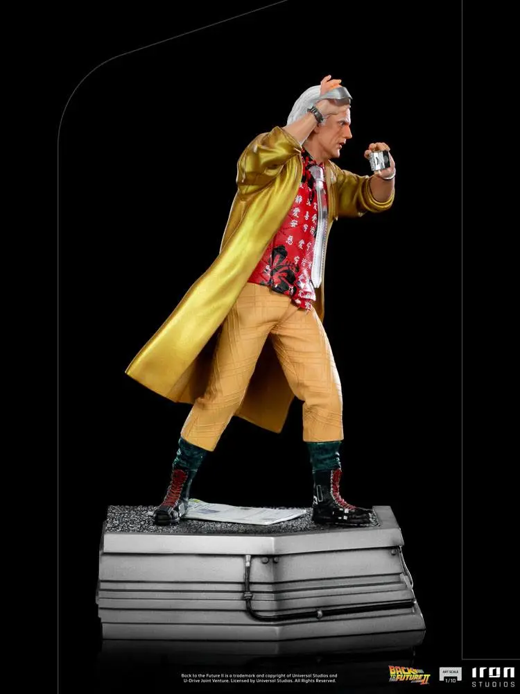 Back to the Future II Art Scale socha 1/10 Doc Brown 25 cm produktová fotografia