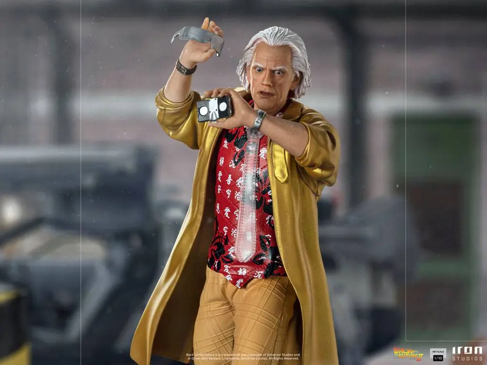Back to the Future II Art Scale socha 1/10 Doc Brown 25 cm produktová fotografia