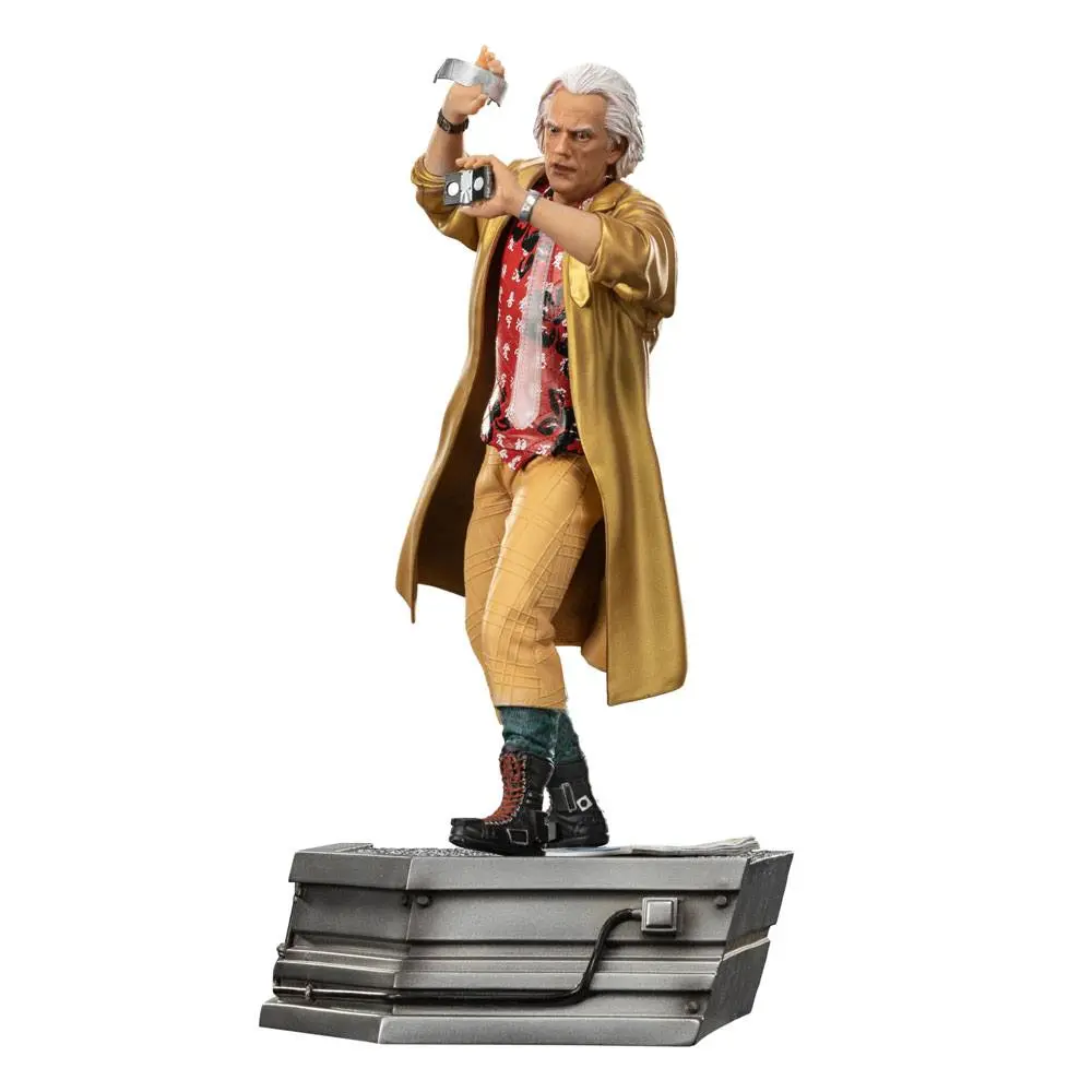 Back to the Future II Art Scale socha 1/10 Doc Brown 25 cm produktová fotografia