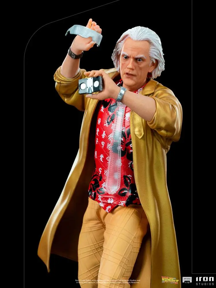Back to the Future II Art Scale socha 1/10 Doc Brown 25 cm produktová fotografia