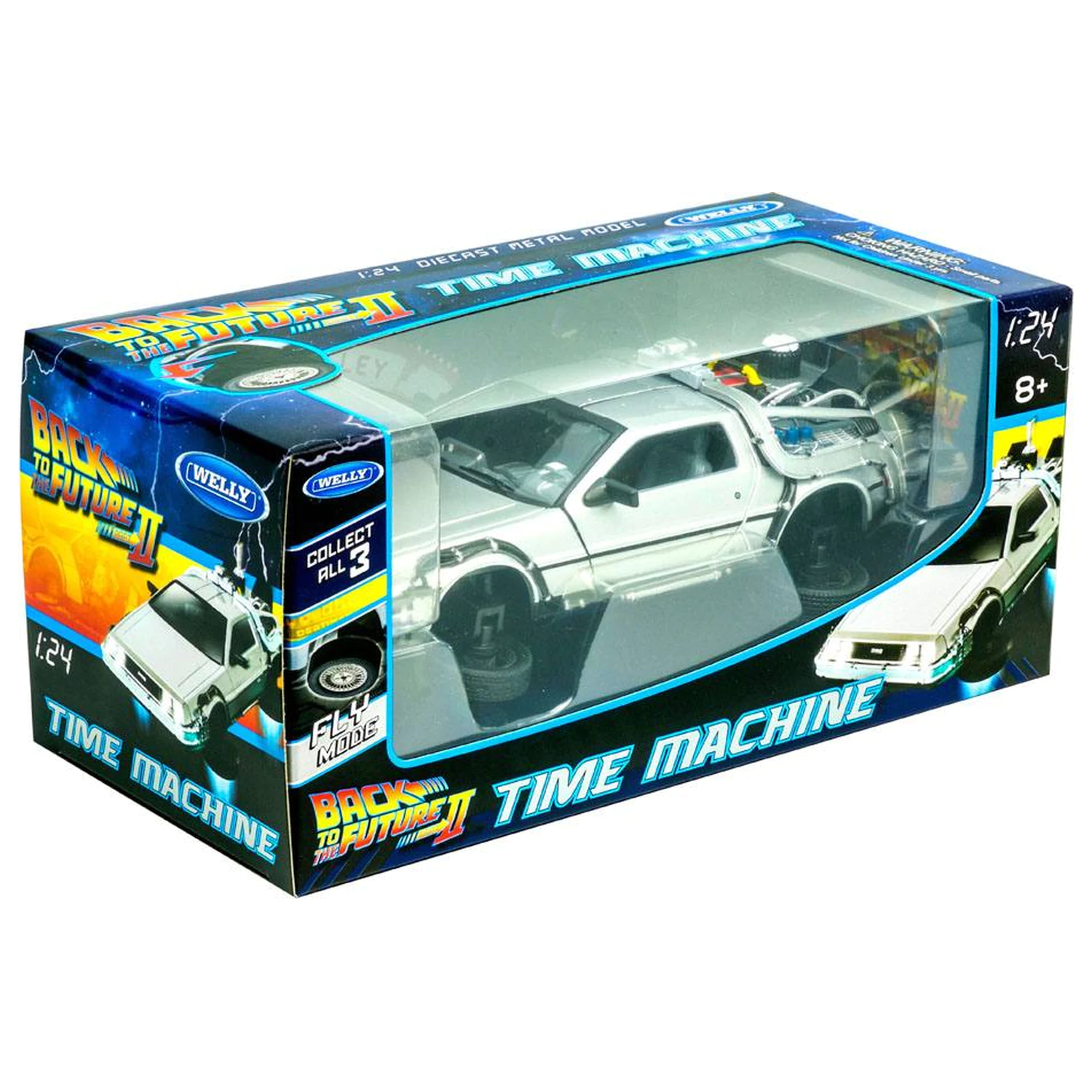 Back to the Future II Diecast Model 1/24 ´81 DeLorean LK Coupe Zotrvačník produktová fotografia