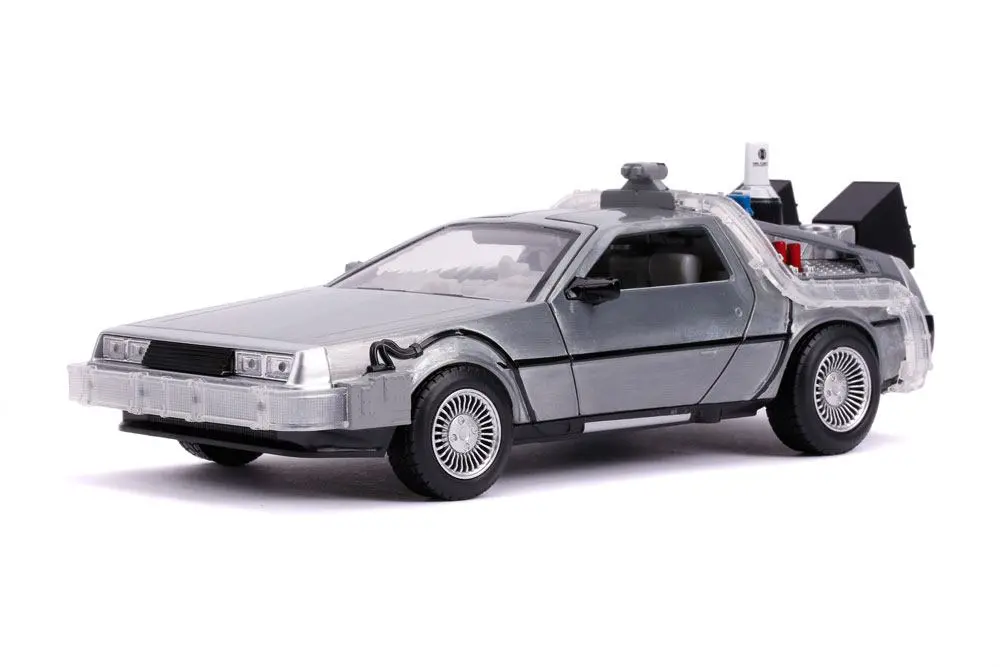 Back to the Future II Hollywood Rides Diecast Model 1/24 DeLorean Time Machine termékfotó