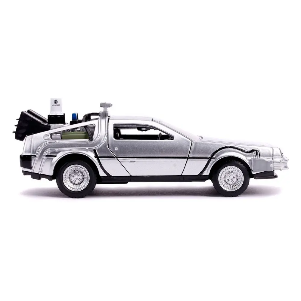 Back to the Future II Hollywood Rides Diecast Model 1:32 DeLorean Time Machine termékfotó