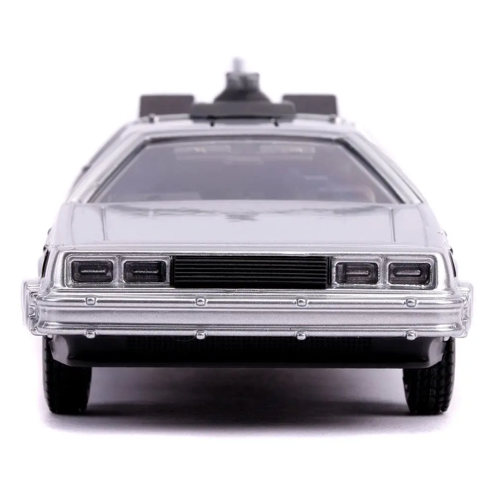 Back to the Future II Hollywood Rides Diecast Model 1:32 DeLorean Time Machine termékfotó