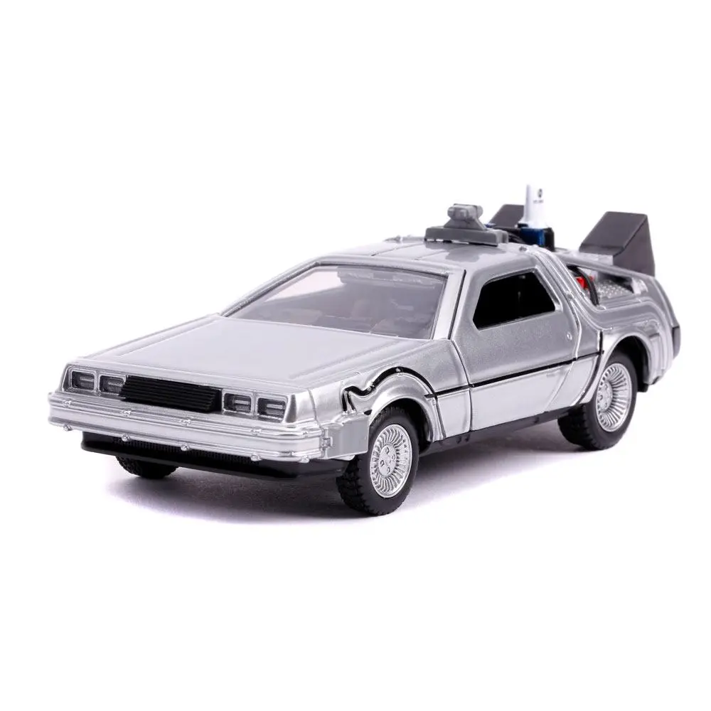 Back to the Future II Hollywood Rides Diecast Model 1:32 DeLorean Time Machine termékfotó